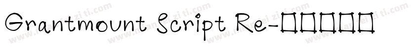 Grantmount Script Re字体转换
